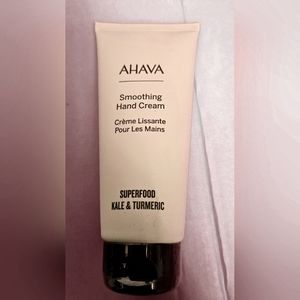 New, Unopened, Never Used AHAVA Smoothing Hand Cream Superfood Kale & Turmeric